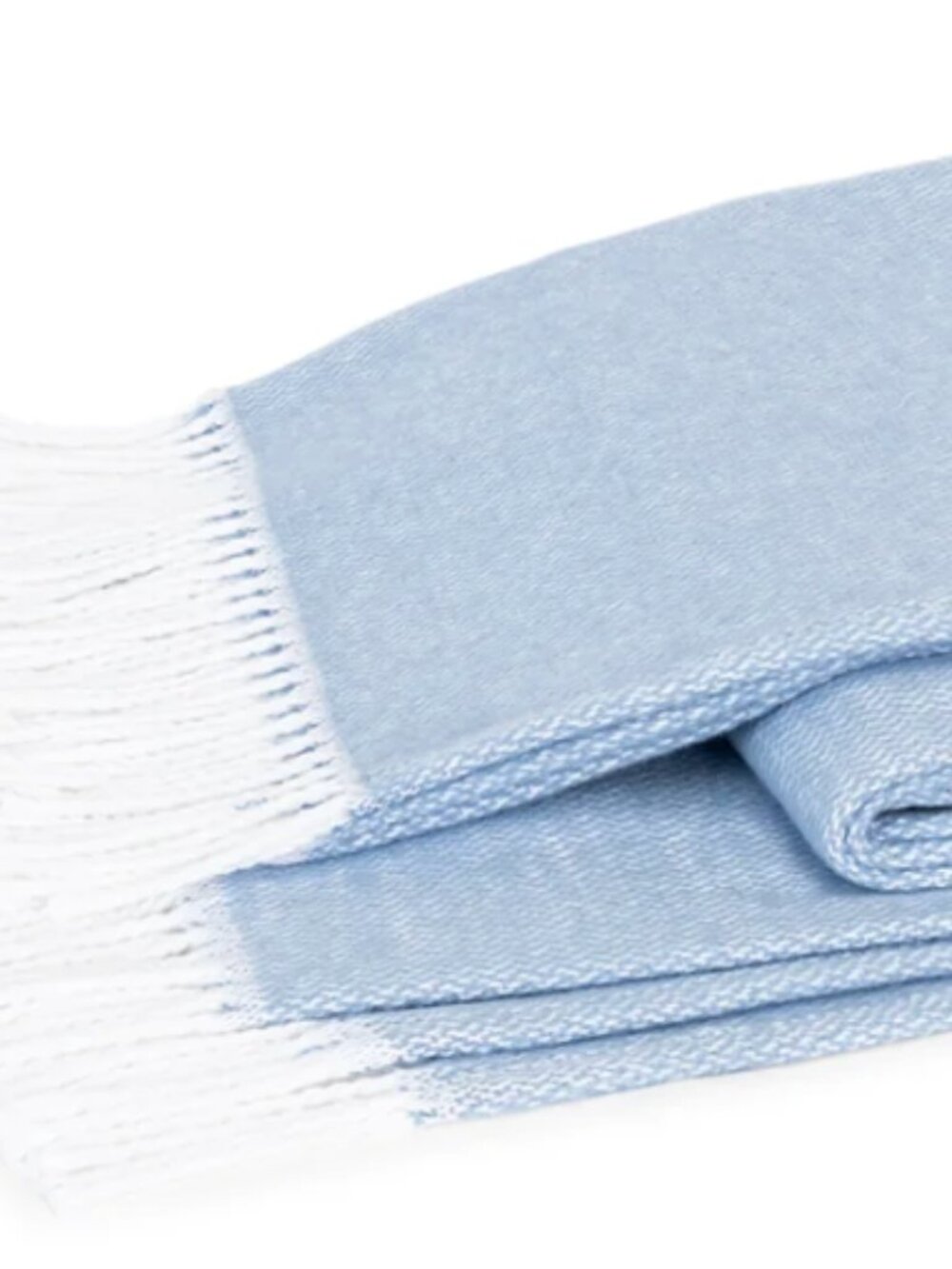 Matouk Pezzo Throw Hazy Blue NEW